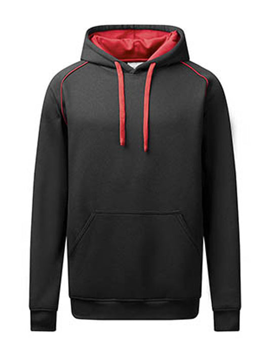 Inner Hood Contrast Fleecy Hoodie (CJ2408)