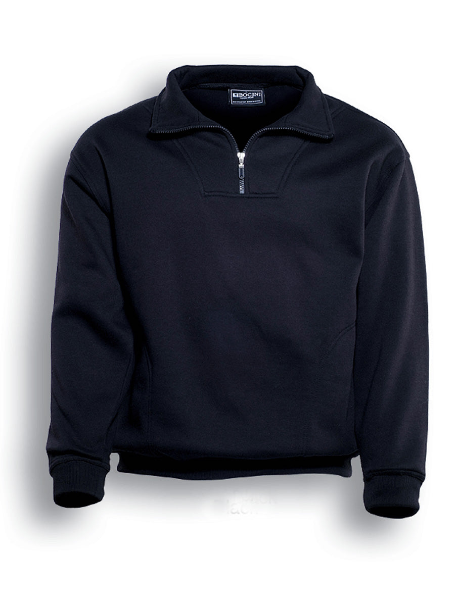 Unisex Adults 1/2 Zip Fleece With Pocket (CJ817)