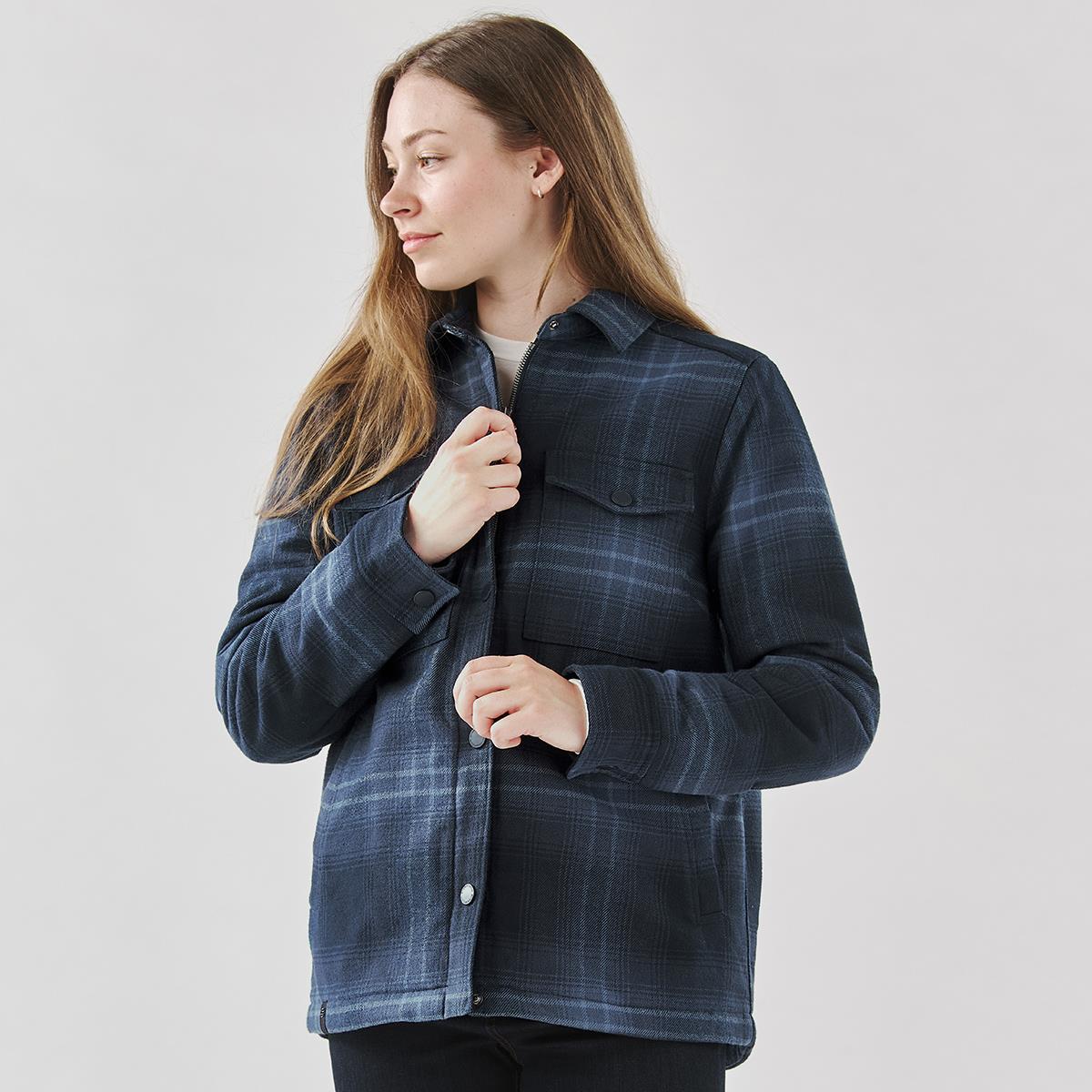 Women's Highland Sherpa Lined Plaid Jacket — image 3