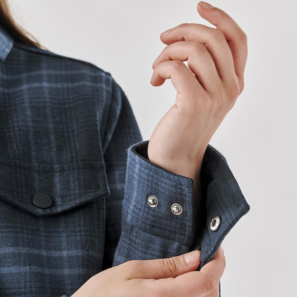 Women's Highland Sherpa Lined Plaid Jacket — image 7
