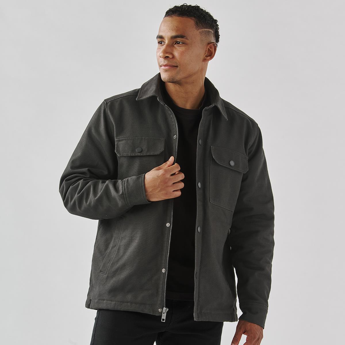 Men's Oxide Sherpa Lined Canvas Jacket — image 2