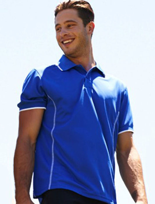 Stitch Feature Essentials-Mens Short Sleeve Polo (CP0910)