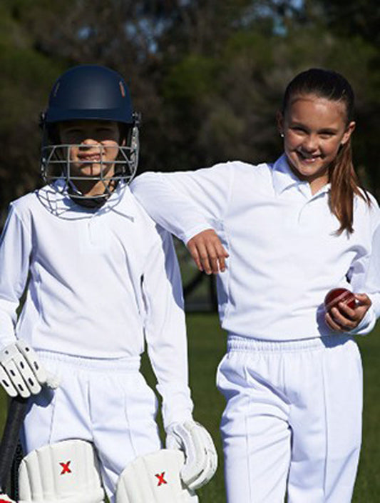Kids Long Sleeve Cricket Polo (CP1214)