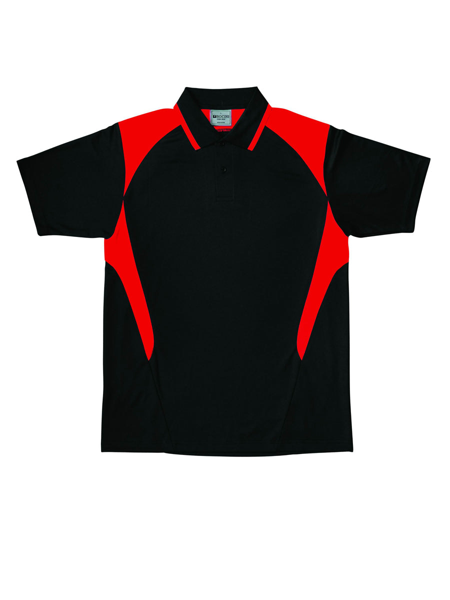 Kids Honey Comb Contrast Panel Polo (CP1216)