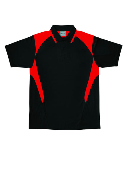 Kids Honey Comb Contrast Panel Polo (CP1216)