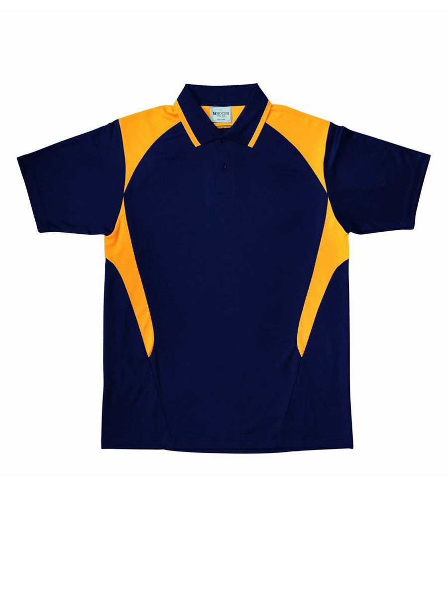 Kids Honey Comb Contrast Panel Polo (CP1216)