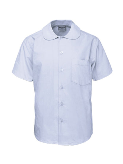 Girls Peter Pan Collar Short Sleeve School Shirt (CS1405)