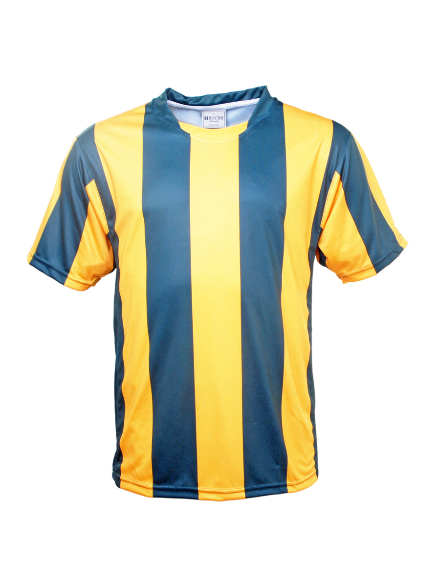 Kids Sublimated Striped Football Jersey (CT1101)