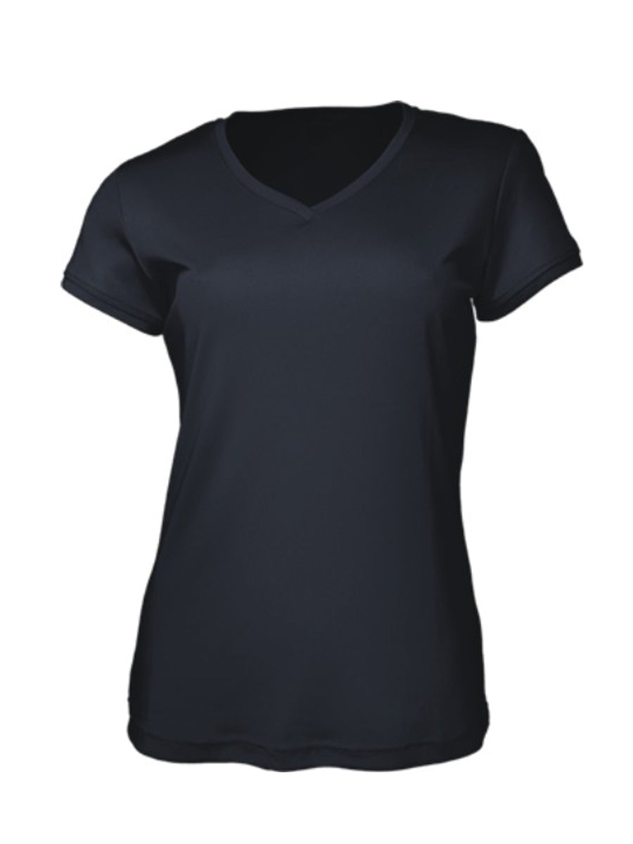 Ladies Brushed V-Neck Tee Shirt (CT1418)