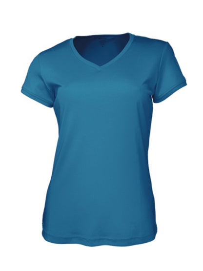 Ladies Brushed V-Neck Tee Shirt (CT1418)