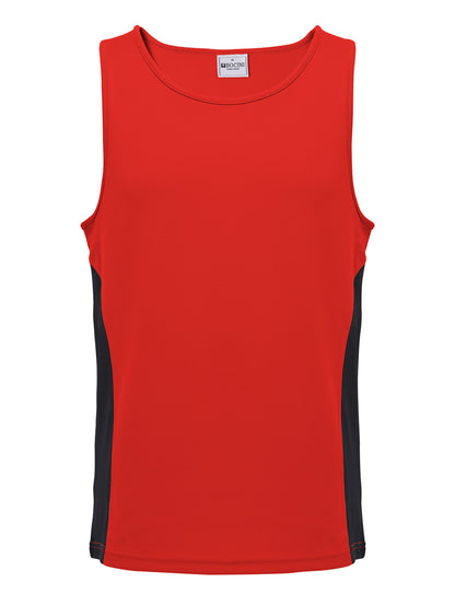 Mens/Kids Micro Mesh Contrast Singlet — Kids (CT2502)