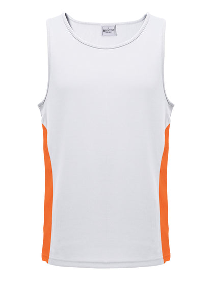 Mens/Kids Micro Mesh Contrast Singlet — Kids (CT2502)