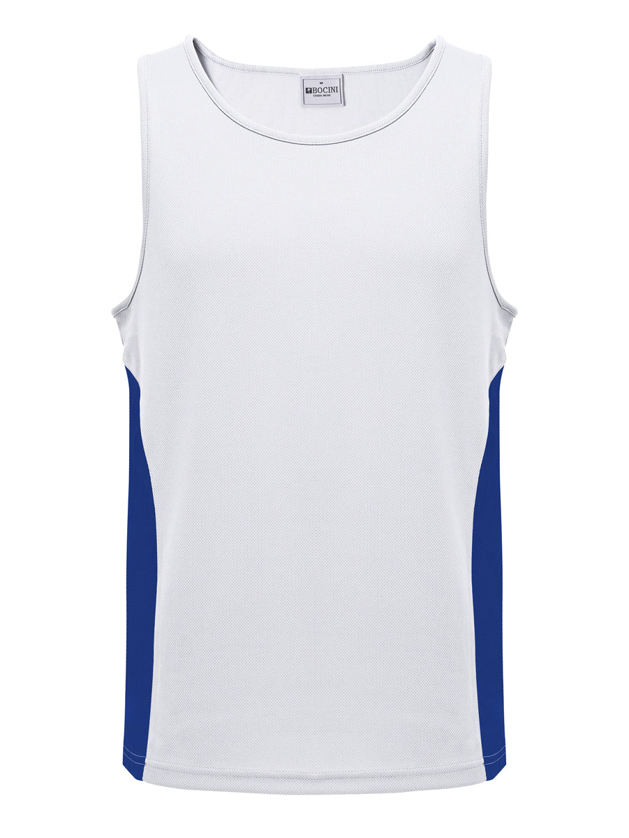 Mens/Kids Micro Mesh Contrast Singlet — Kids (CT2502)
