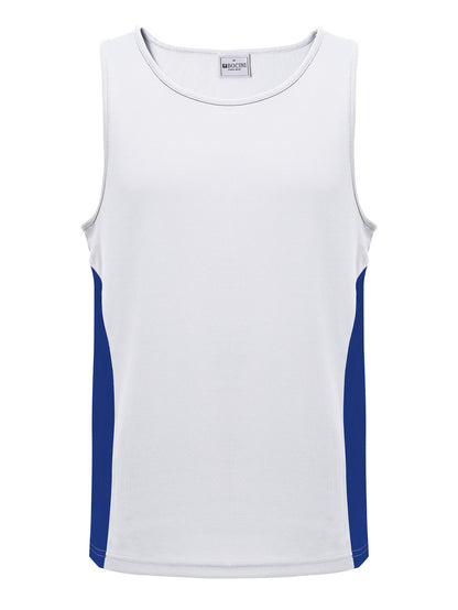 Mens/Kids Micro Mesh Contrast Singlet — Kids (CT2502)