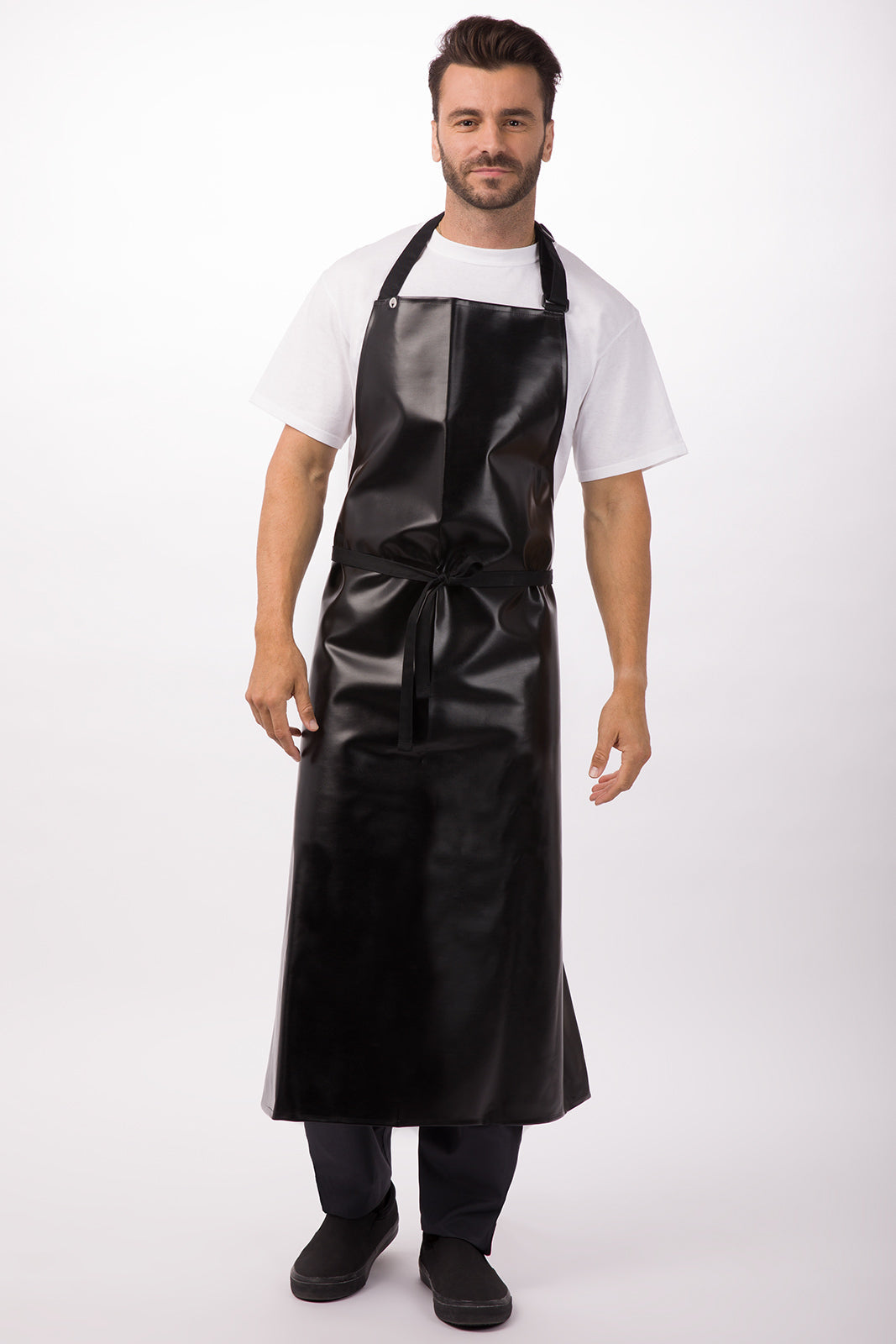 Long PU Bib Apron