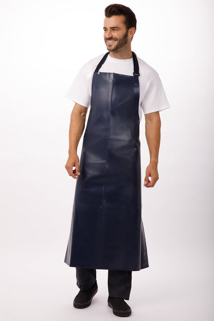 Long PU Bib Apron