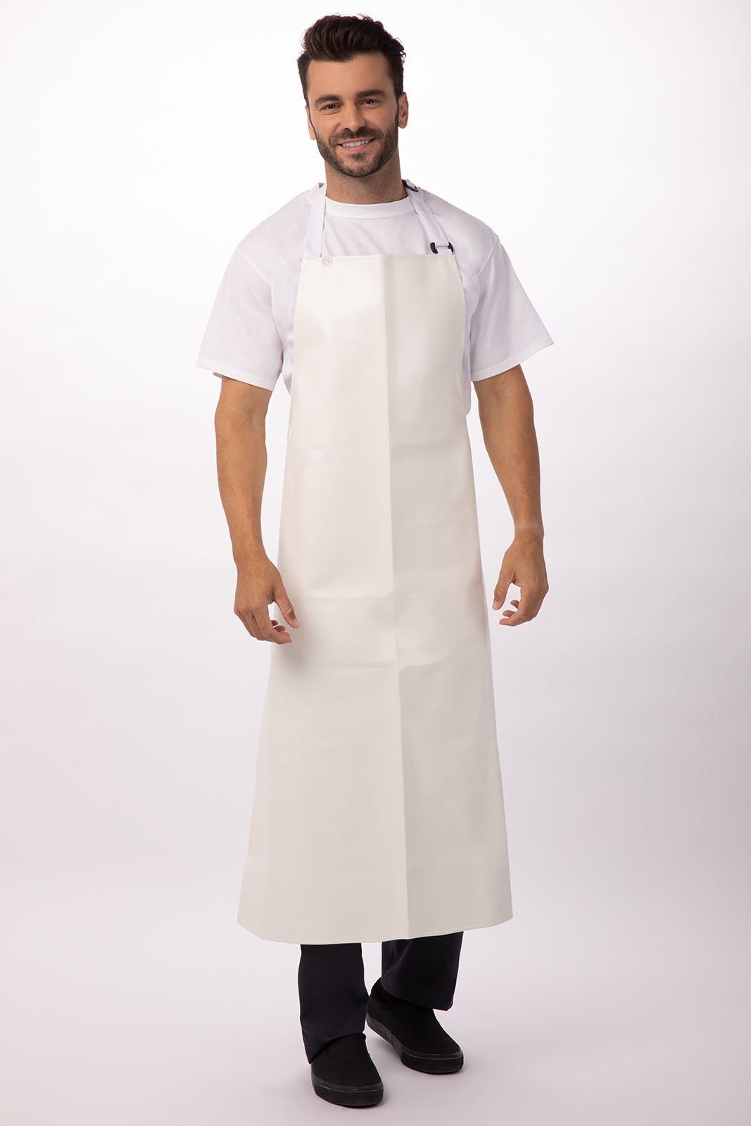 Long PU Bib Apron