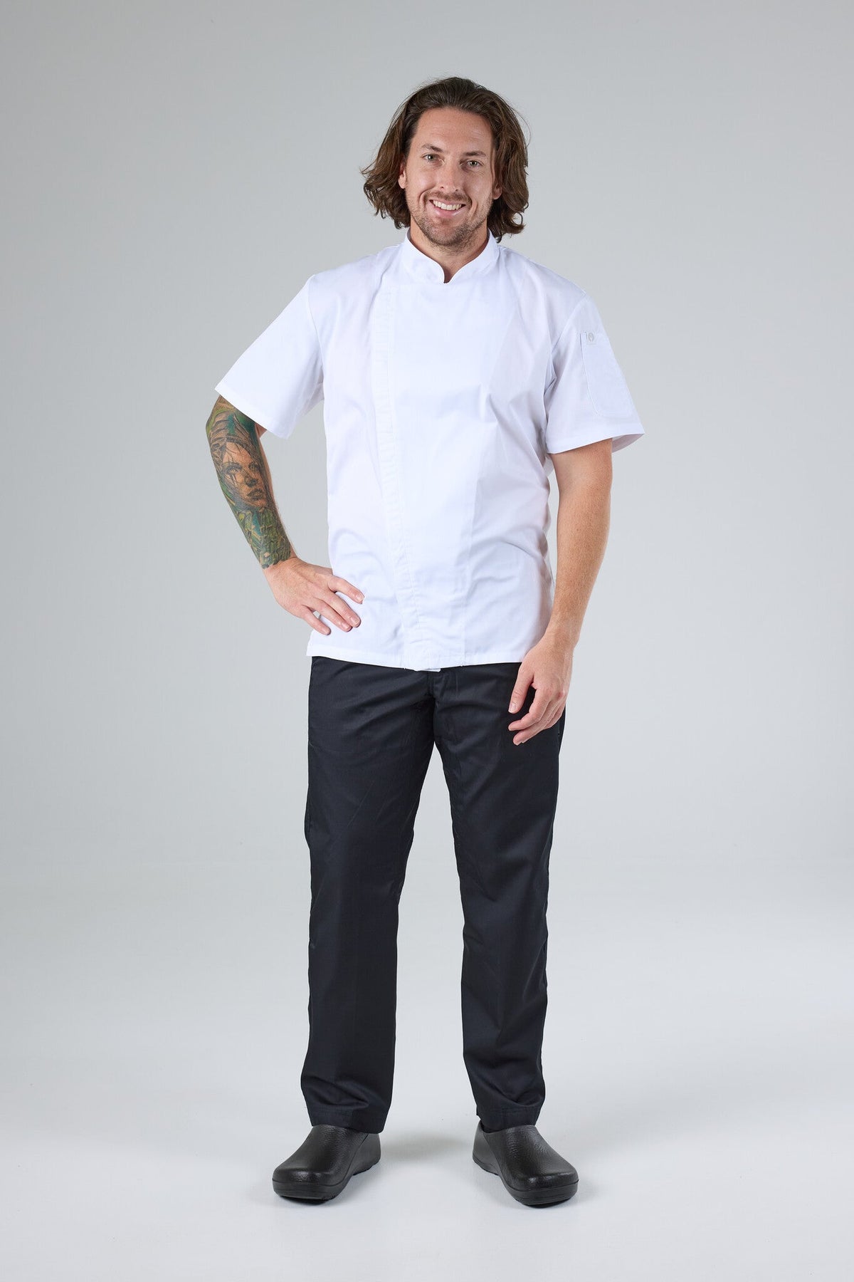 Cannes Press Stud Chef Jacket
