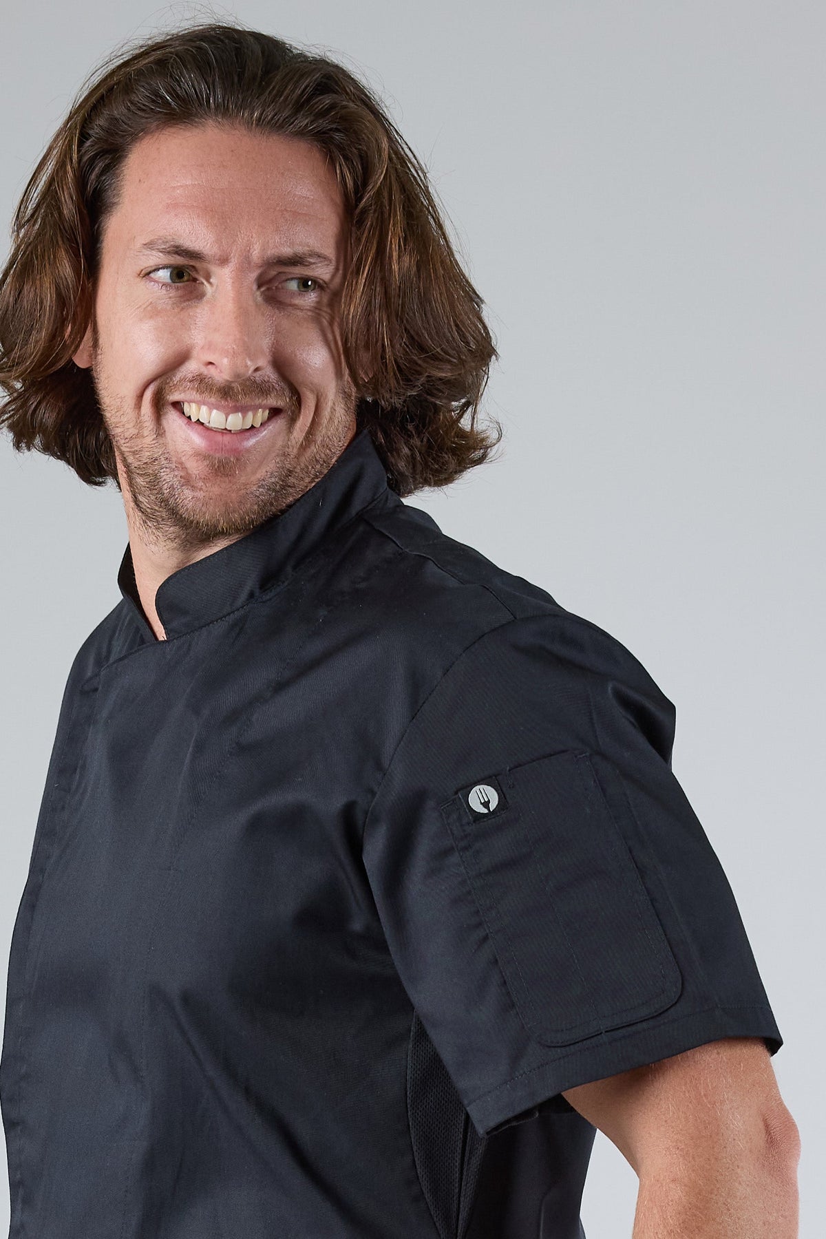 Cannes Press Stud Chef Jacket