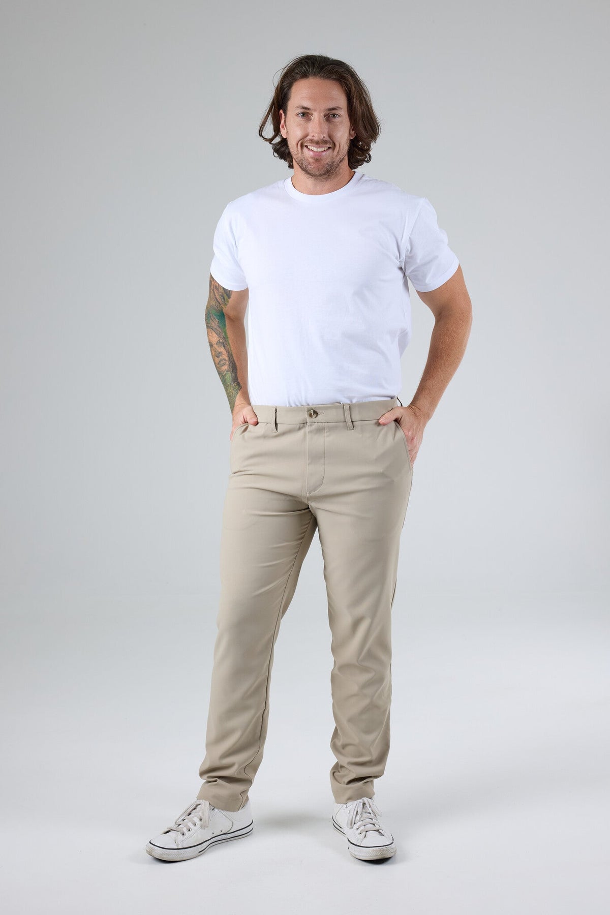 Chino Men's Poly Stretch Pants
