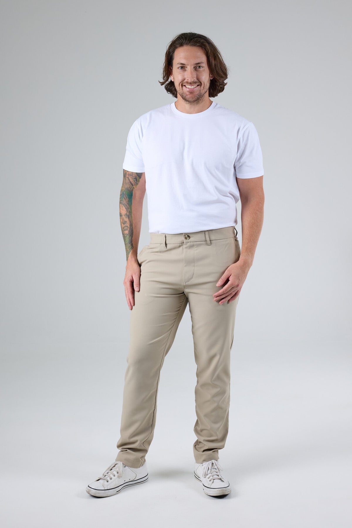 Chino Men's Poly Stretch Pants
