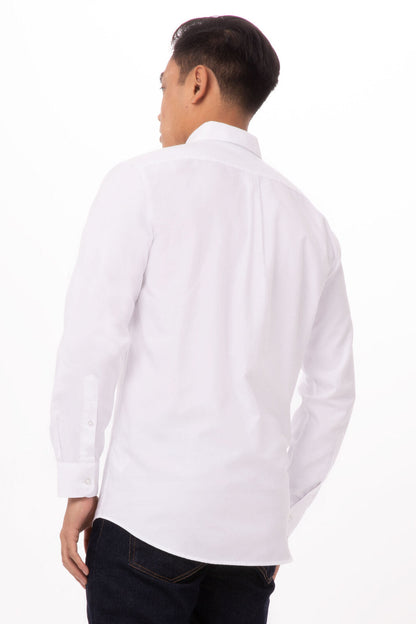 Oxford Men's Dress Shirt- White