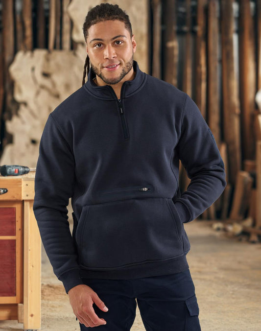 FL15 Unisex Premium Fleece Half Zip Work Sweat - FL15