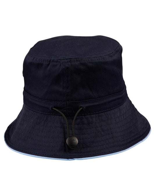 H1033 Sandwich Bucket Hat with Toggle - H1033