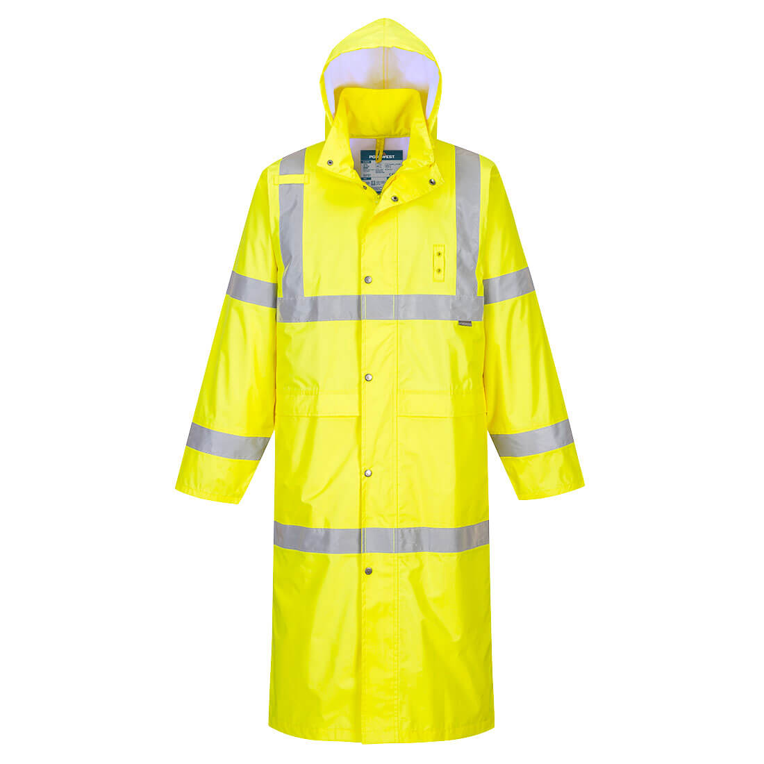 H445 Hi-Vis Rain Coat 122cm