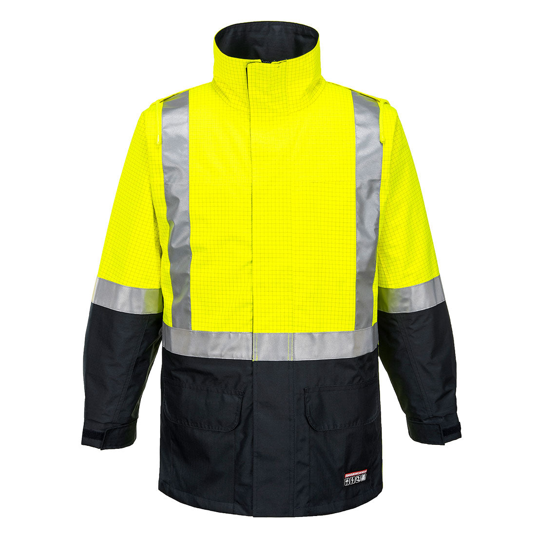 K8005 Huski Amp Hi-Vis Contrast Rain Jacket