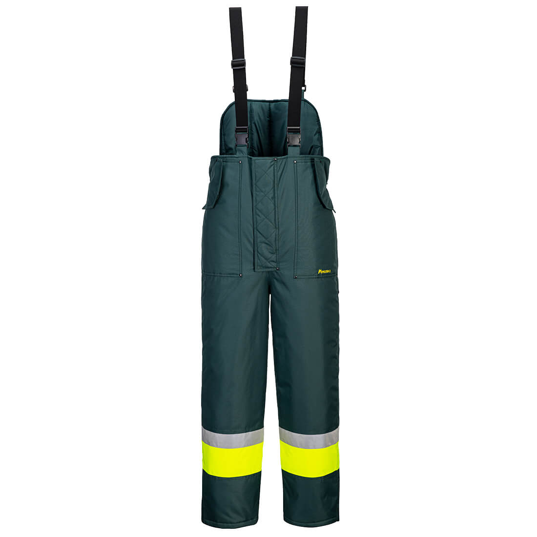 K8046 Huski Hi-Vis Contrast Freezer Bib and Brace