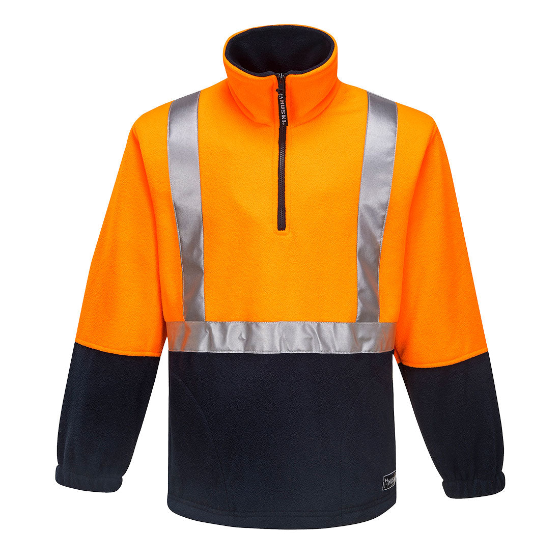 K8162 Huski Utility Hi-Vis Contrast 1/4 Zip Polar Fleece