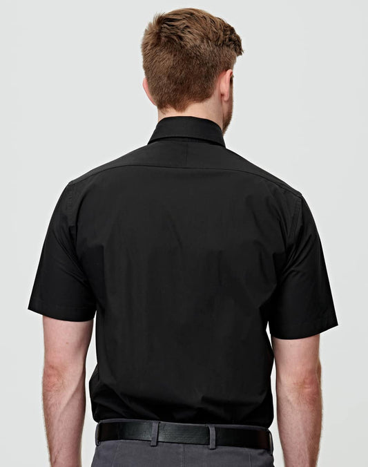 M7020S Men's Cotton/Poly Stretch Short Sleeve Shirt - M7020S