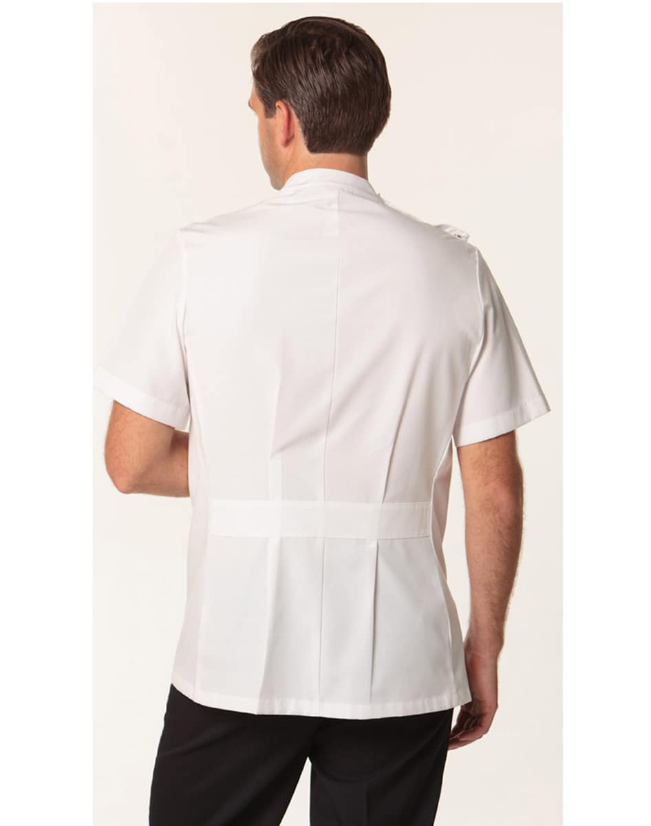 M7636 Men's Stud Front Short Sleeve Jacket - M7636