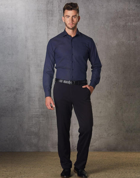 M9330 Men's Poly/Viscose Stretch Pants Flexi Waist - M9330