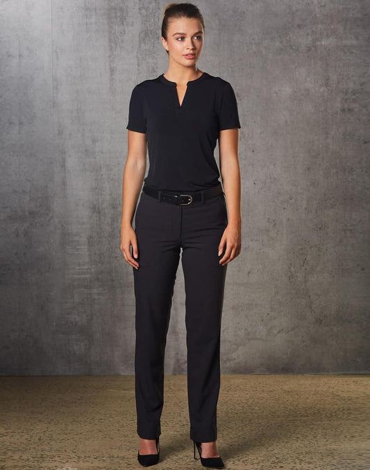 M9440 Women's Poly/Viscose Stretch Flexi Waist Pants - M9440