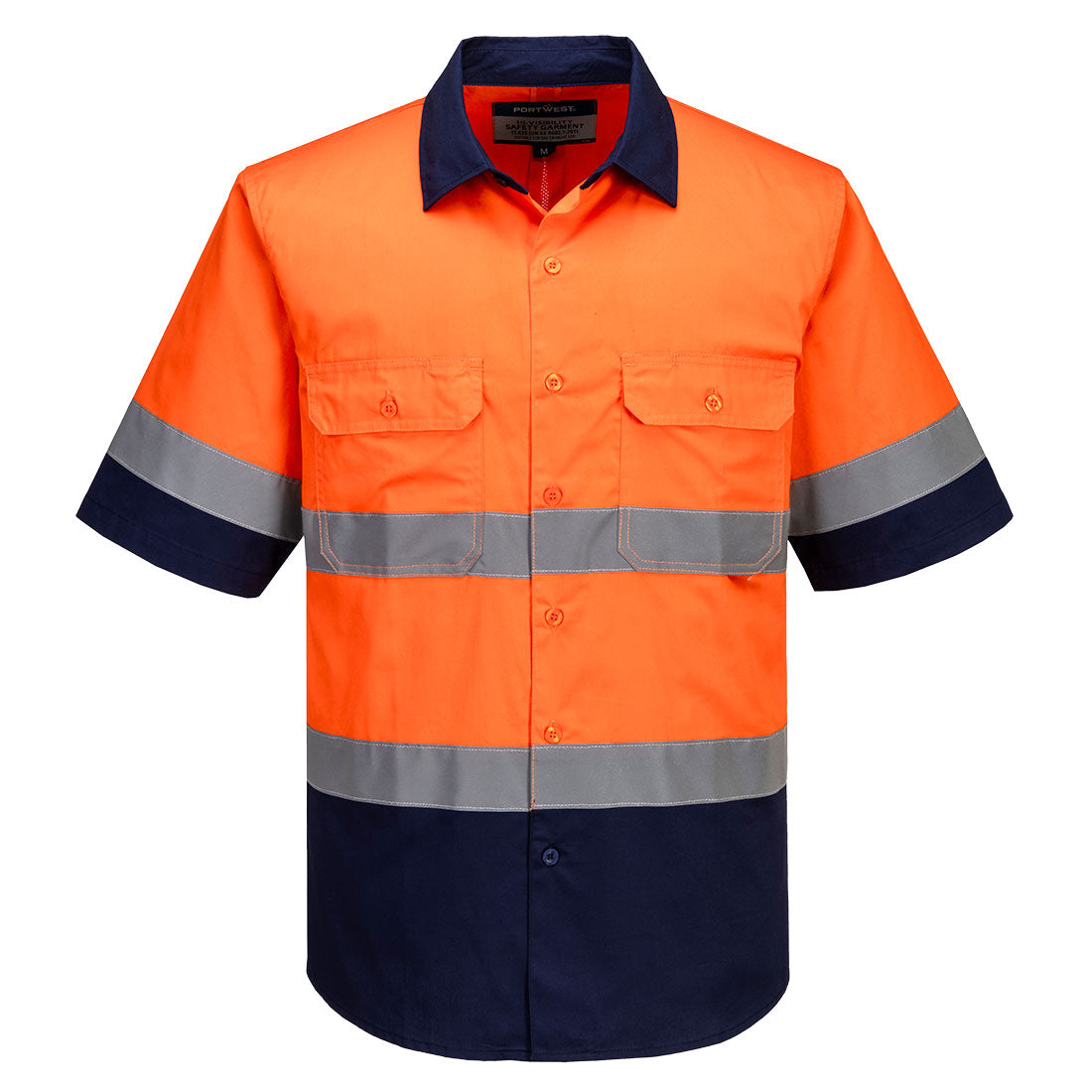 MA402 Industrial Hi-Vis Lightweight Contrast Shirt S/S