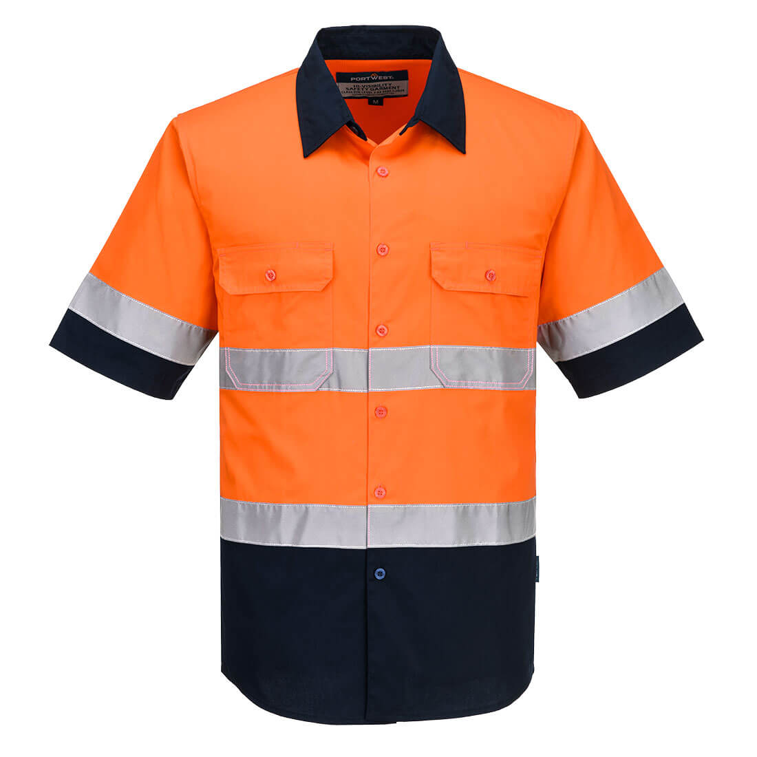 MA402 Industrial Hi-Vis Lightweight Contrast Shirt S/S