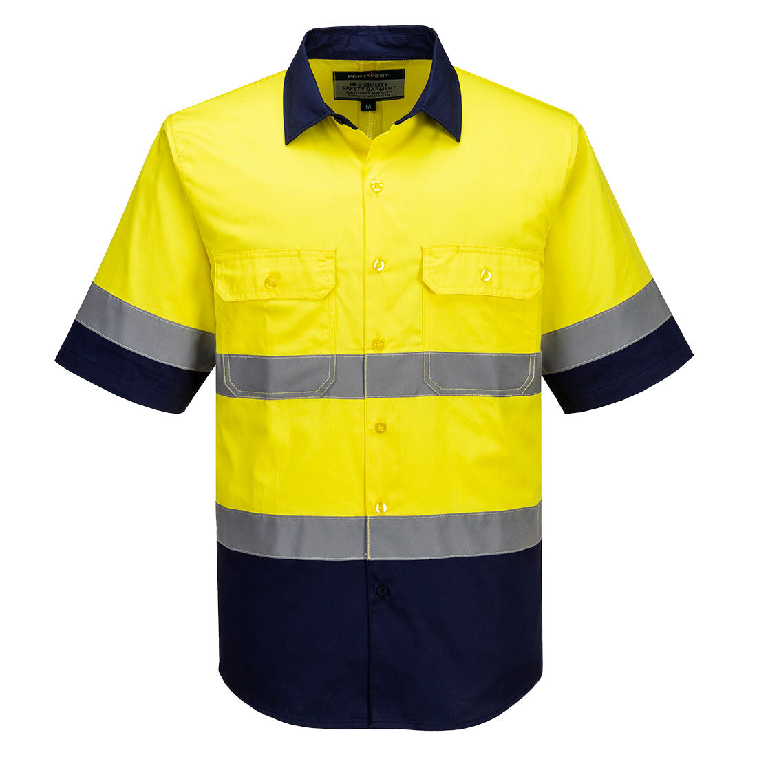 MA402 Industrial Hi-Vis Lightweight Contrast Shirt S/S