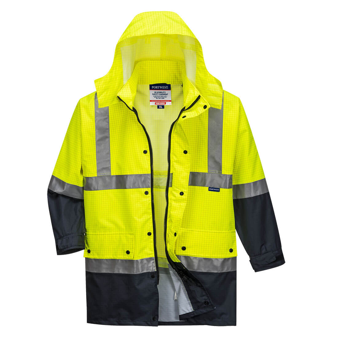 MJ370 Mackay Hi-Vis Anti-Static Rain Traffic Jacket