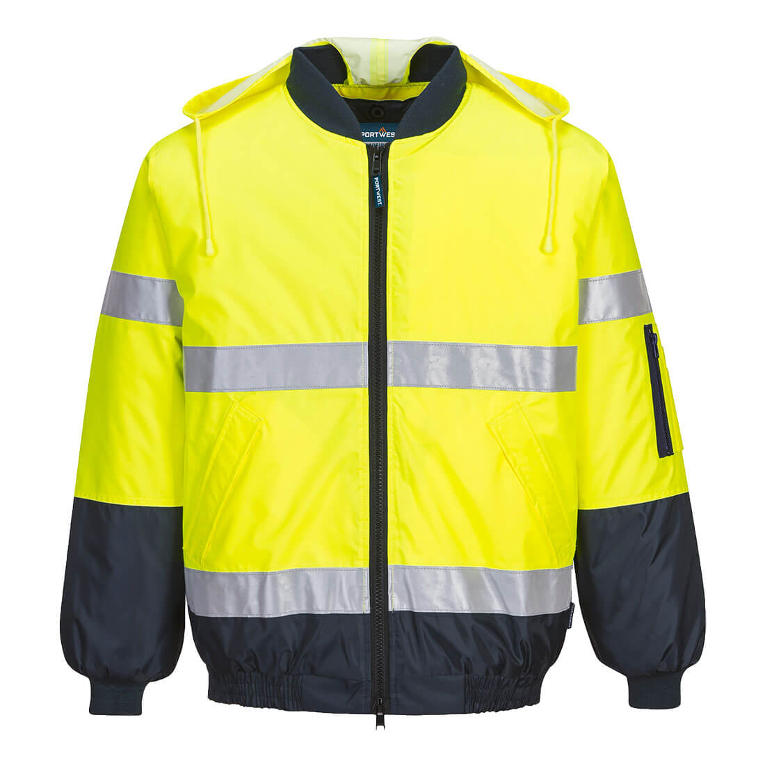 MJ504 Hi-Vis Contrast Bomber Jacket