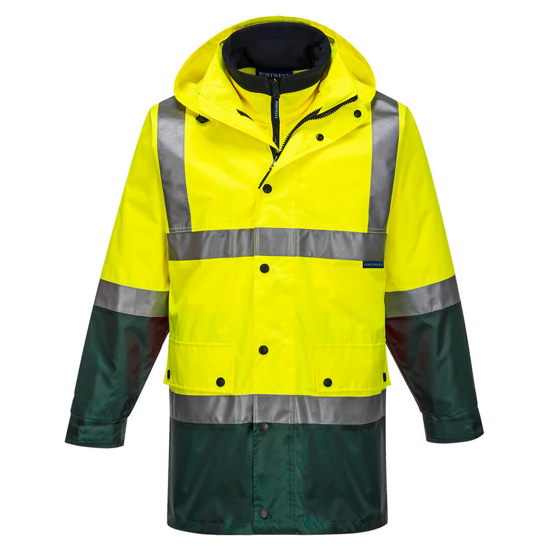 MJ881 Eyre Hi-Vis 4-in-1 Contrast Jacket