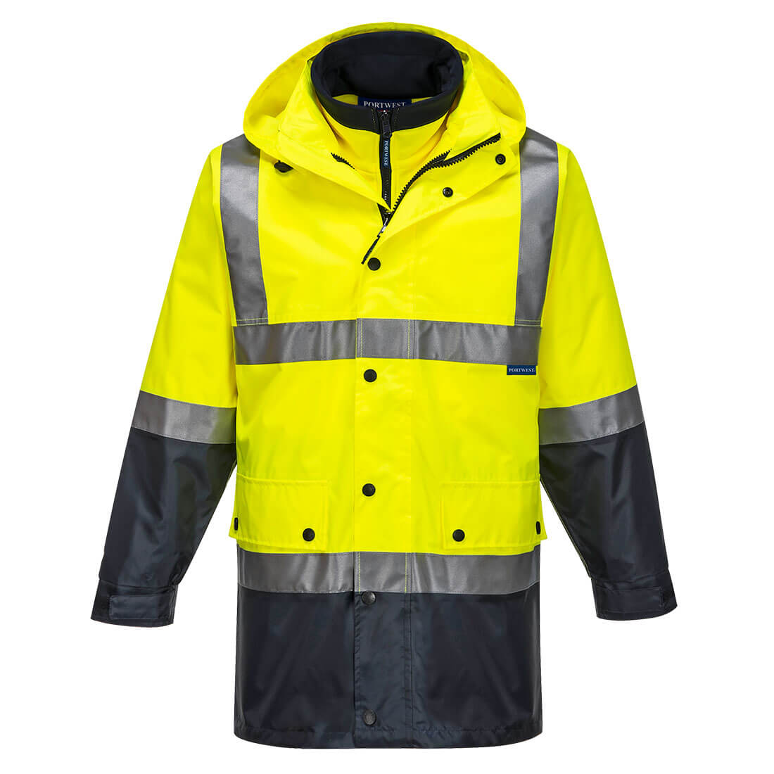 MJ881 Eyre Hi-Vis 4-in-1 Contrast Jacket