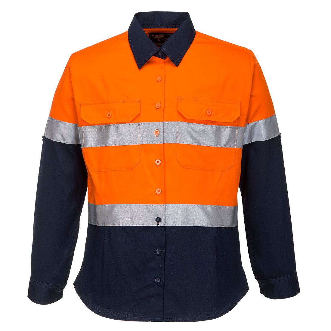 ML108 Hi-Vis Women's Contrast Shirt L/S