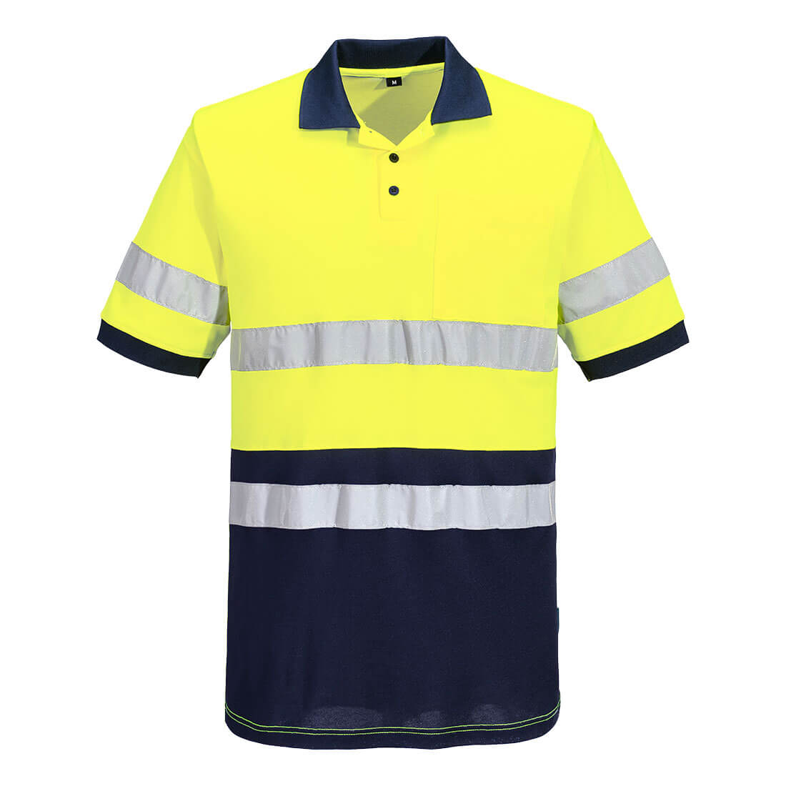 MP410 Hi-Vis Class D/N Contrast Polo shirt S/S
