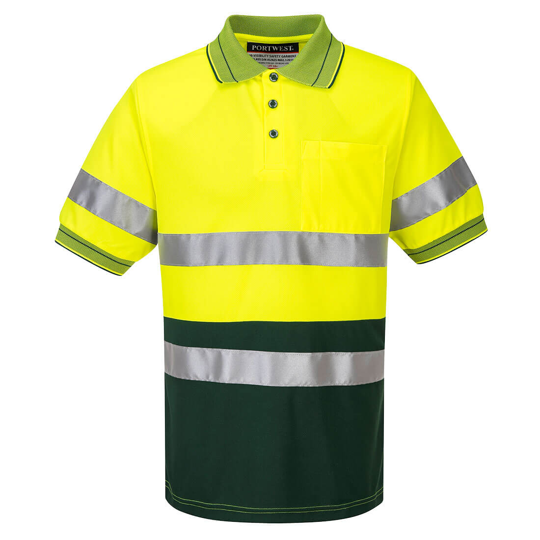 MP510 Hi-Vis Contrast Polo Shirt S/S