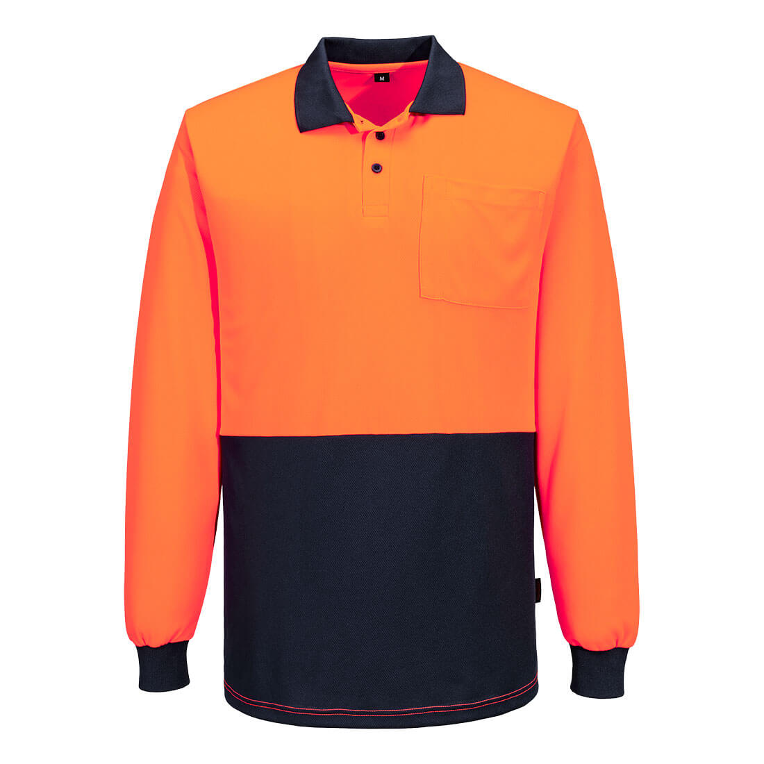 MP615 Hi-Vis Contrast Class D Polo Shirt L/S