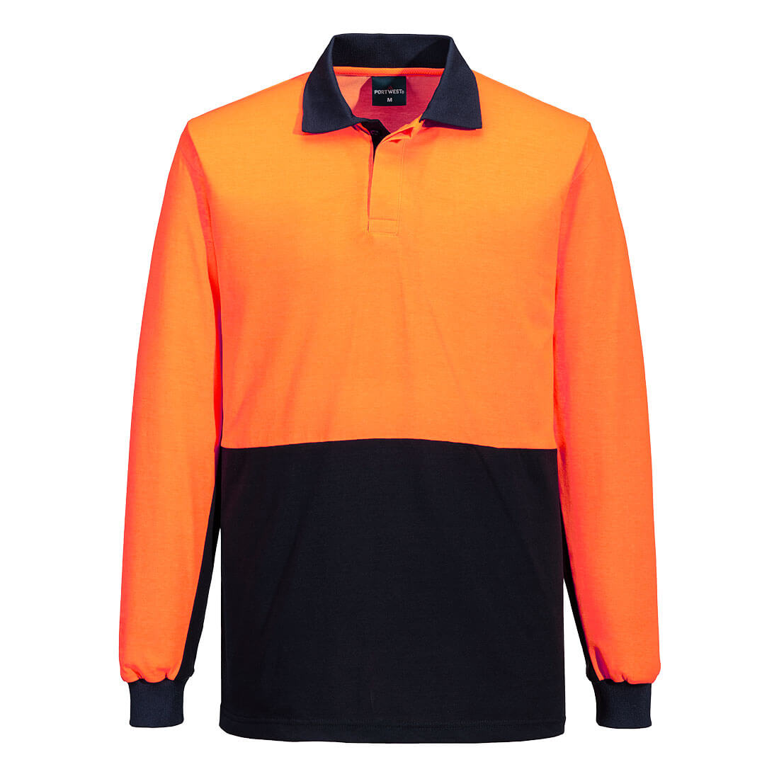 MP813 Hi-Vis Contrast Class D Polo Shirt L/S