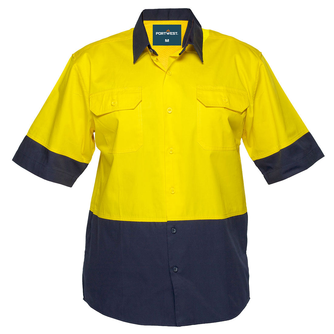 MS802 Canberra Hi-Vis Lightweight Contrast Class D Shirt S/S