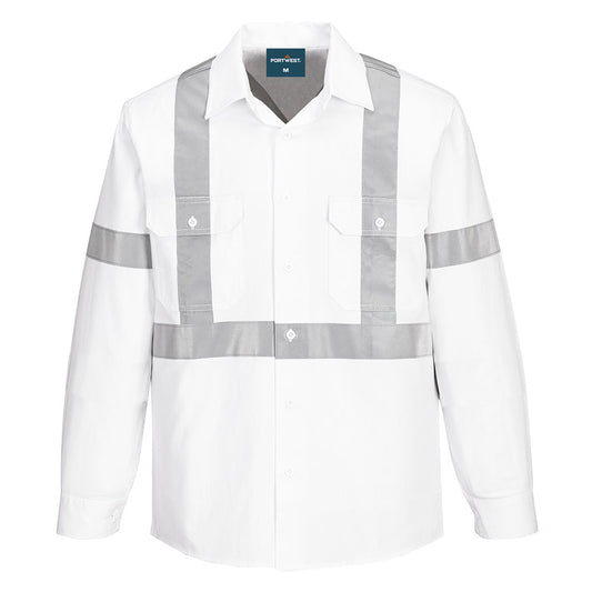 MX303 Hi-Vis X Back Class N Shirt L/S